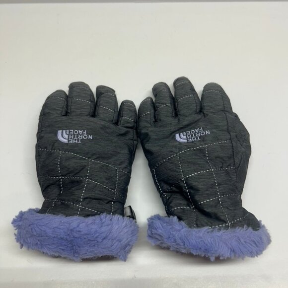 Northface Kids Winter fleece lined gloves size 7-8 - Picture 1 of 2